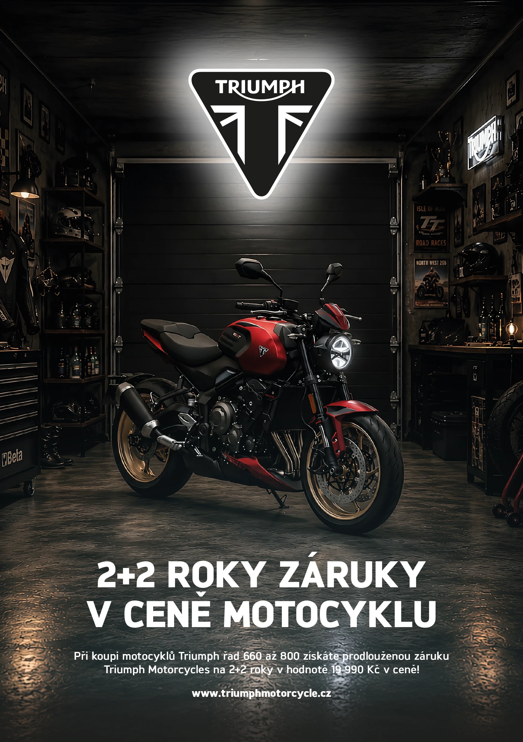 2+2 ROKY ZÁRUKY V CENĚ MOTOCYKLU
